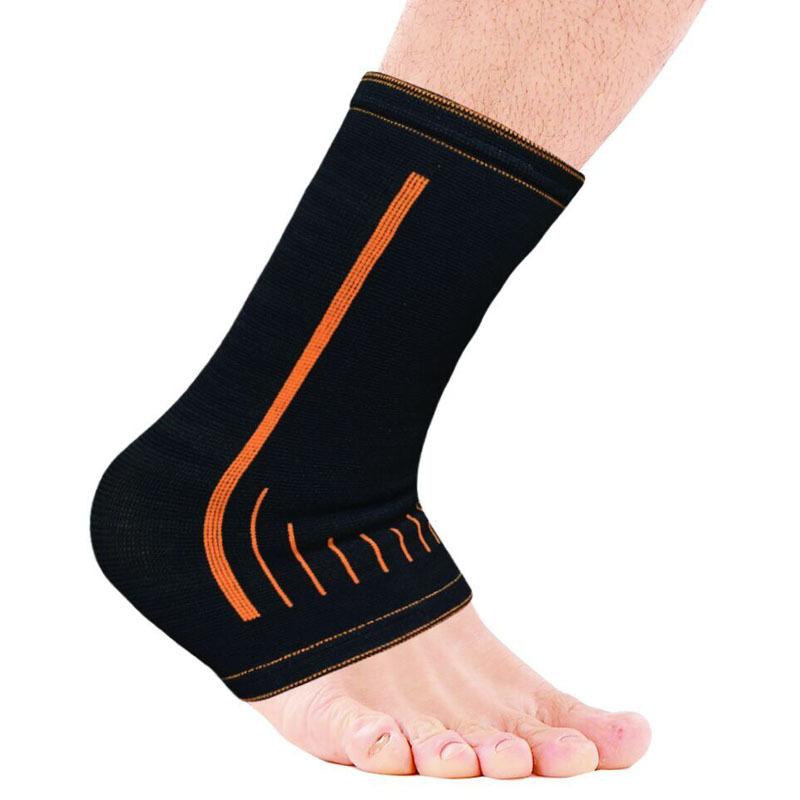 

Ankle Support Unisex Warm Breathable High Elastic Protection Outdoor Sports Basketball Volleyball Gym Fitness Safety E92, Orange