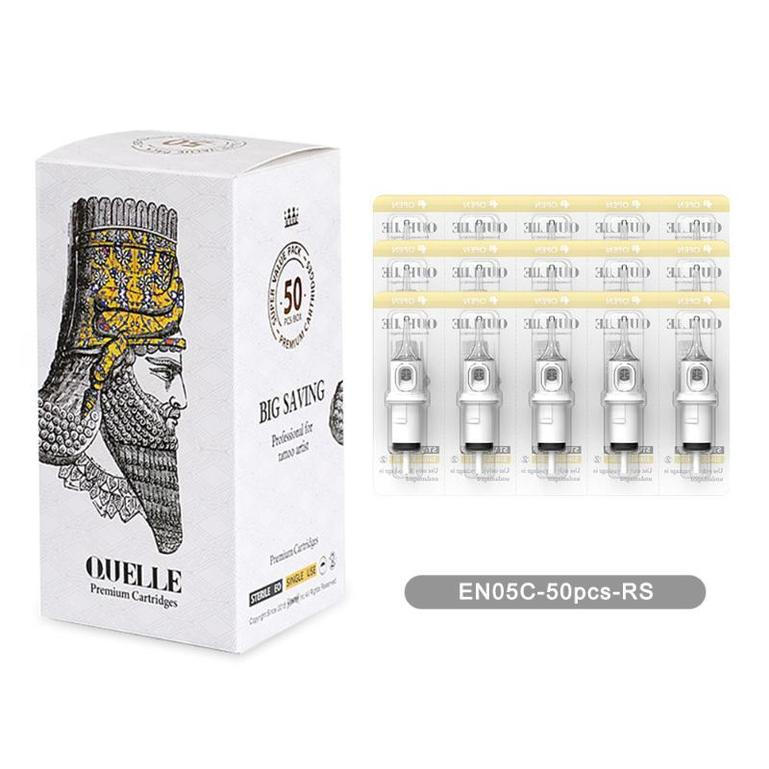 Tattoo Needles Solong 50PCS/box Revolution Cartridge Round Shader#10 (0.30mm Needle) RC1003RS RC1005RS RC1007RS RC1009RS RC1014R220-image-745112386