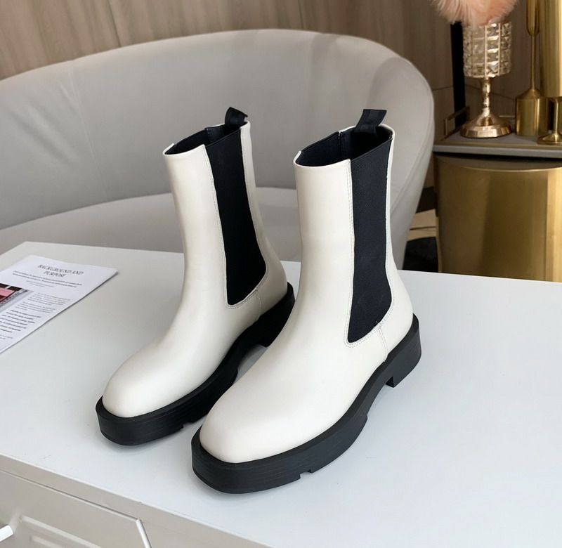 

2021 Luxury New Designer Women Ankle Boots Top Quality Black With White Genuine Leather Short Boot Brand Ladies Winter Autumn Shoes 35-41