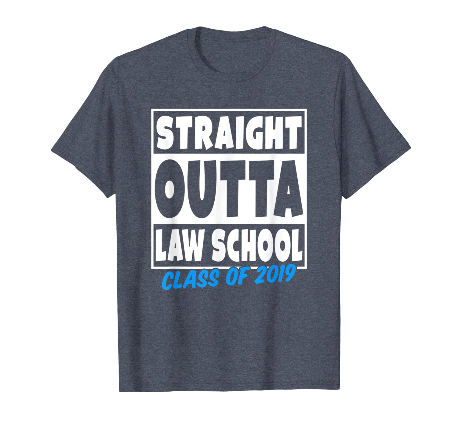 

straight outta law school class of 2019 graduation shirt, White;black