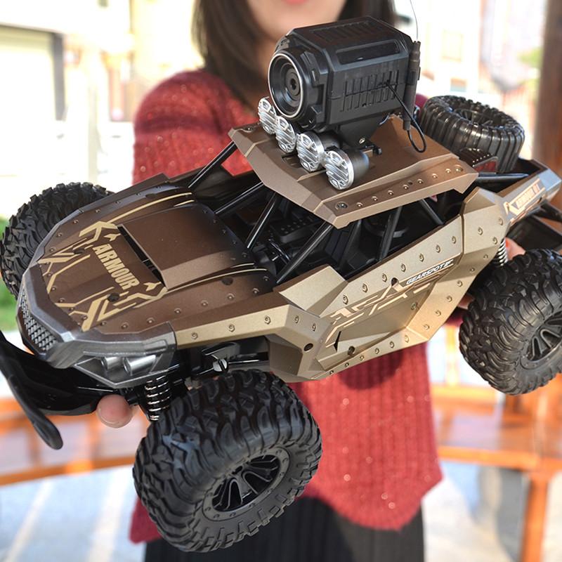 

Hipac Electric High Speed Racing RC Car with WiFi FPV 720P Camera HD 1:18 Radio Remote Control Climb Off-Road Buggy Trucks Toys