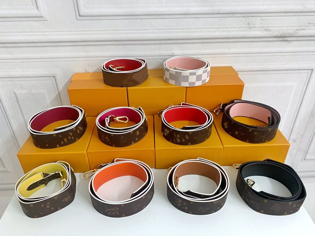 

urban classic Classic Strap 10 colosr Women Men Bags Crossbody Shoulder Bag Strap Brown Flower Leather Messenger Bag J02288