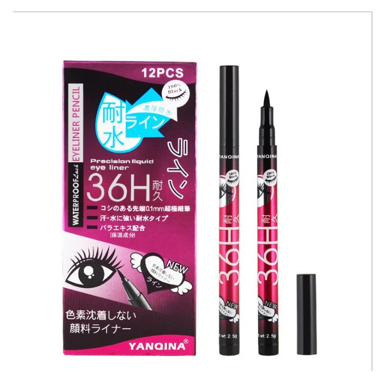 

4 Colors 36H Eyeliner Pencil Waterproof Pen Precision Long-lasting Liquid Eye Liner Smooth Make Up Tools, Customize