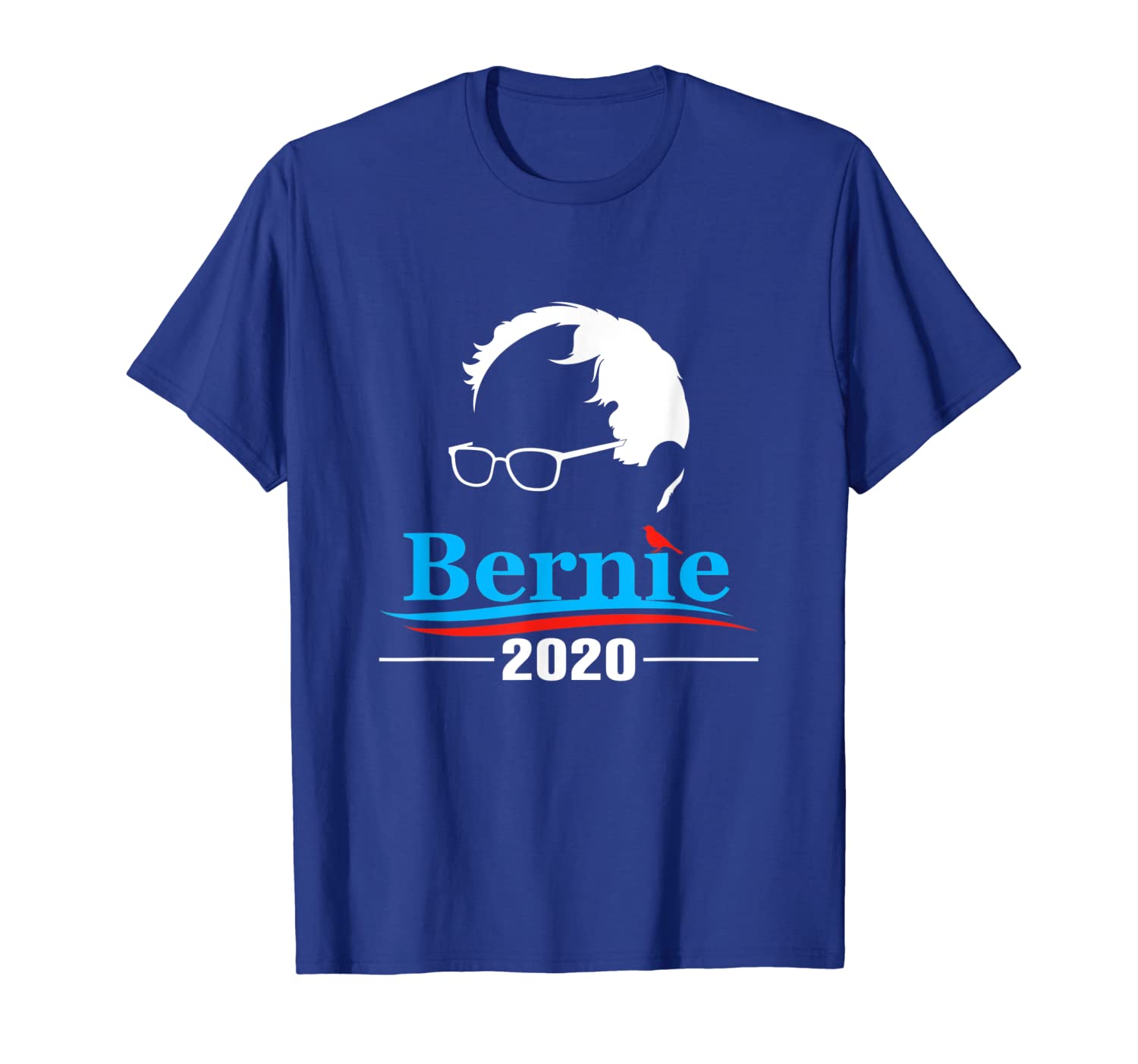 

bernie 2020 bird - bernie sanders t shirt, White;black