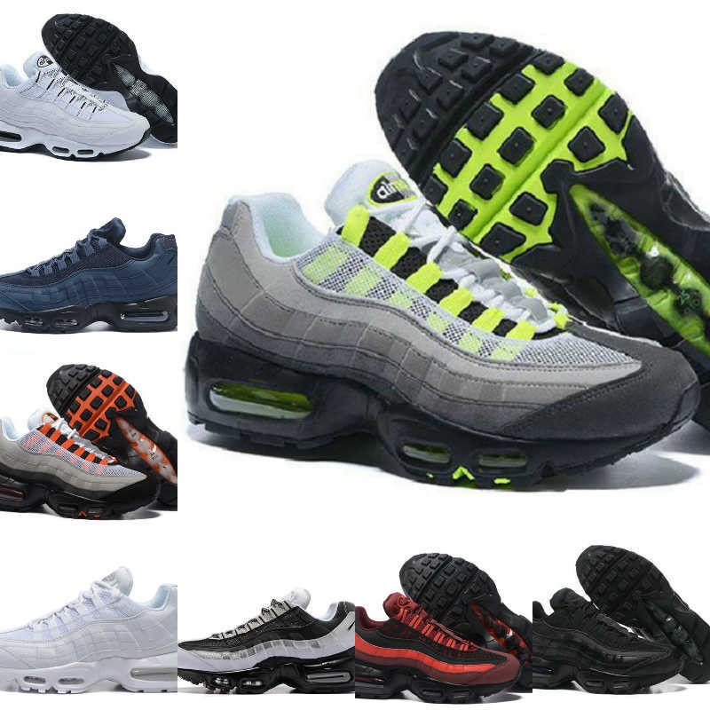 

Top Quality 95S Running Shoes Yin Yang OG Triple Black White Worldwide Seahawks Particle Grey 95 Neon Laser Fuchsia Red Men Women Sports Sneakers Trainers, R001
