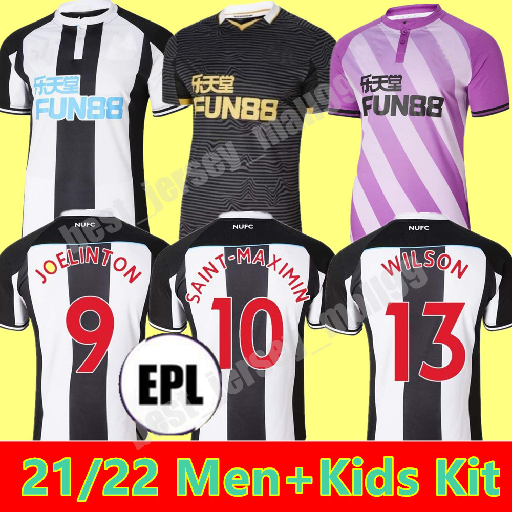 

21 22 Newcastle Soccer Jerseys home United SHELVEY WILSON 2021 2022 camisetas JOELINTON Football Shirt ALMIRON RITCHIE GAYLE LEWIS LASCELLES, Black;yellow
