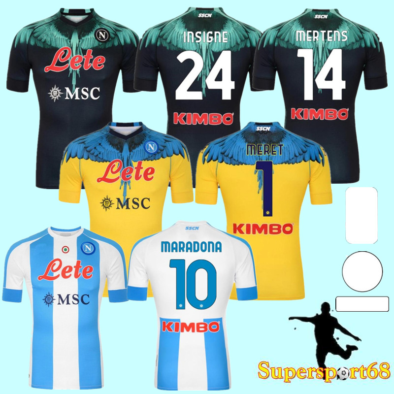 

Player fans version 2021 2022 Napoli Soccer Jerseys Special Edition goalkeeper MARADONA Maglietta OSIMHEN INSIGNE Naples MAGLIA MERTENS Football Shirt men+kids, Napoli special edition