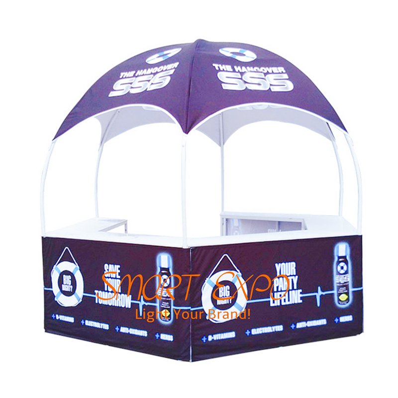 10*10ft Outdoor Sales Vending Gazebo with Advertising Display Graphics-image-415084209