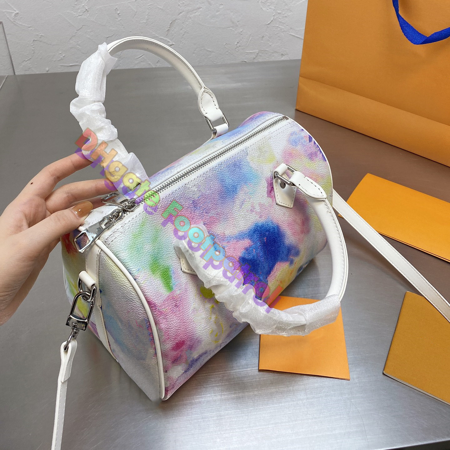 

women 2021 ins summer Classic Totes Bag Colorful Printed Crossbody Handbags Fashion travel Bags Vintage Shoulder Handbag Luxurys Designers quality Hobos wallet, Customize