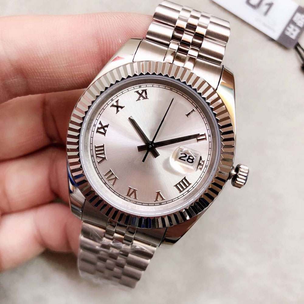 

U1 ST9 luxury watch Silver Roman Dial 41mm 126333126334 Automatic Mechianical Wristwatches Jubilee Strap Sapphire 2813 126301 Datejust Movement Mens Watches, 19
