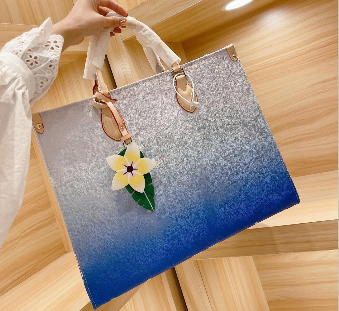 

M57641 high-quality Women Leather bags Luxurys Designer Handbag Female Fashion Messenger ONTHEGO Handbags Purse Tote With dust bag, Card not sold separately