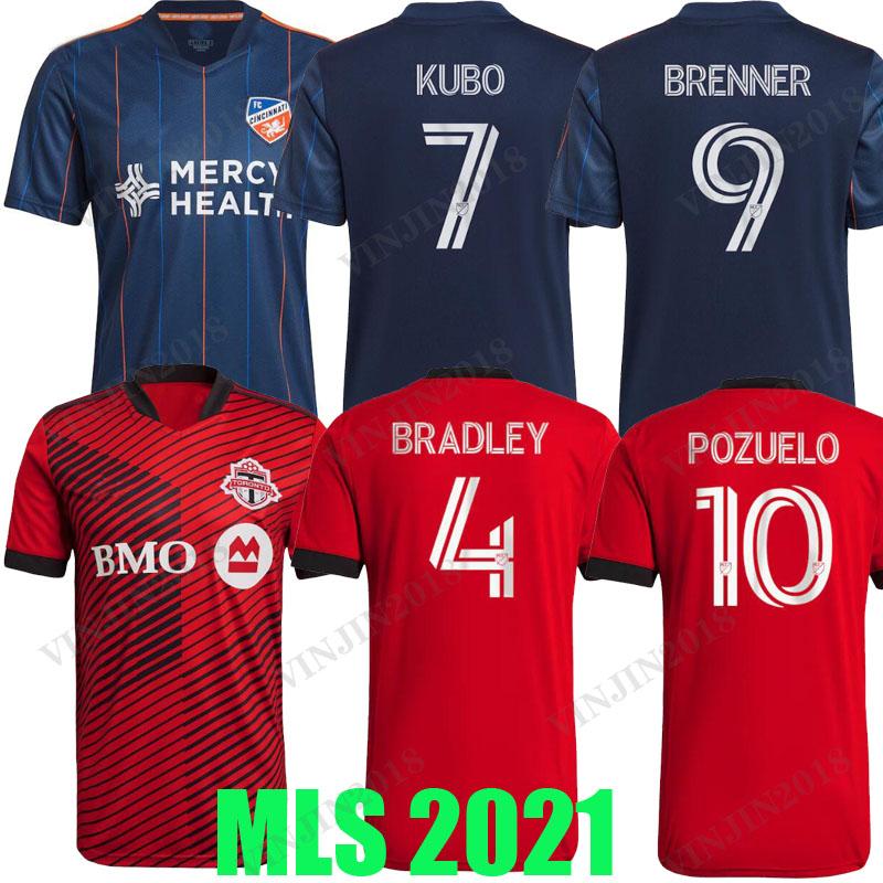 

FC Cincinnati 2021 2022 Toronto mls Dynami soccer Jersey home kit 21 22 camisetas KUBO Brenner Bradley LOCADIA Pozuelo AMAYA MATARRITA footb, Black;yellow