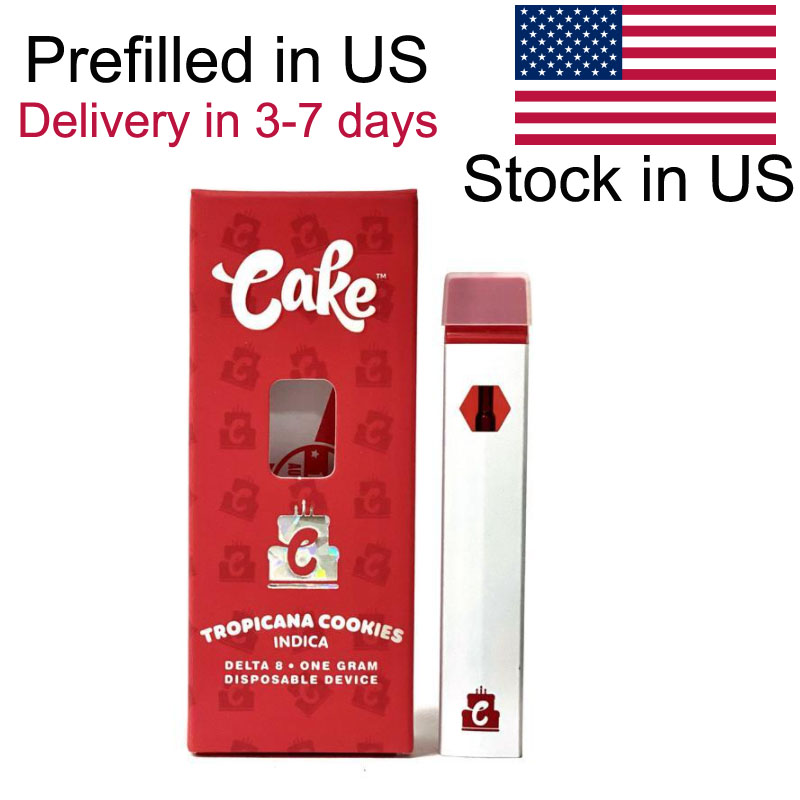 

Prefilled Cake Vape Cartridges Ships from USA Filled 1000mg 1ml Ceramic Glass Thick Oil Dab Pen Wax Vaporizer one gram Carts high Quailty