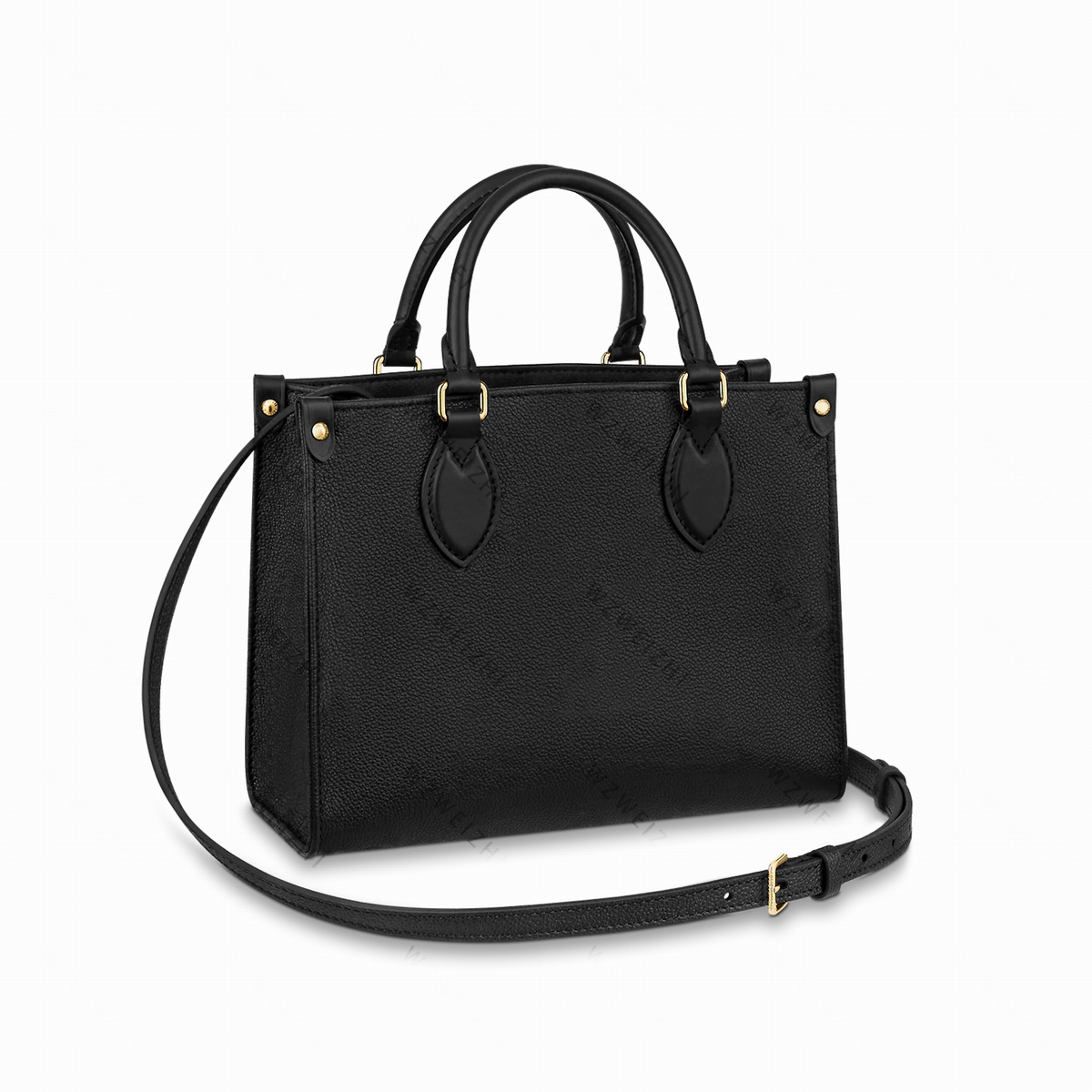 

Top Quality Handbags Totes Mini Clutch Genuine Leather ONTHEGO Handbag Tote Bag Letter embossing Shopping Crossbody Shoulder Bag Female Messenger Purses Wallets, M45653-black embossing