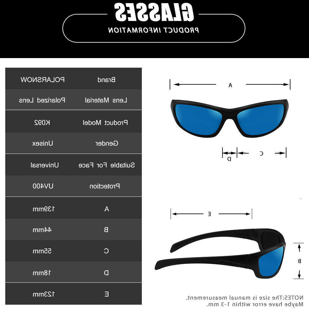 

sunglasses Sunglasses TR90 Polarized Men Women Ink controller Male Vintage Sport sunglasses Trend Driving Fish Eyewear UV400, Black