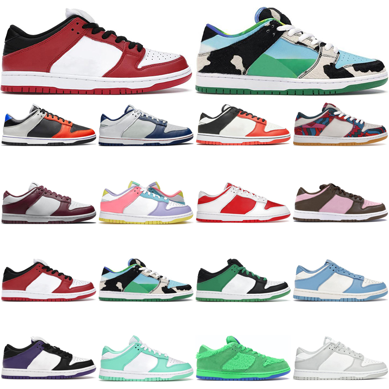 

2021 new men women shoes low sneakers White Black Grey Fog UNC Coast Green Glow Syracuse Chunky Duny Michigan State mens casual Jogging Walking, Opti yellow