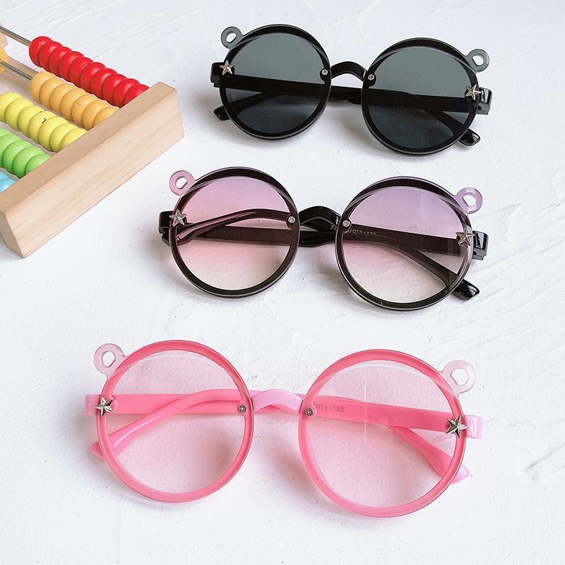 

Sunglasses Round Men Polarized UV400 High Quality Brand Design Vintage Retro Circle Frame Five-pointed Star Sun Glasses Women1