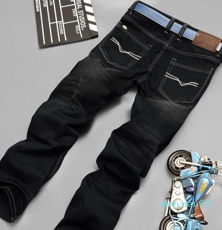 

2021 -mens jeans top designer famous brand-clothing straight men jeans fashion Europe and America style biker denim jeans man, Mens jeans 001