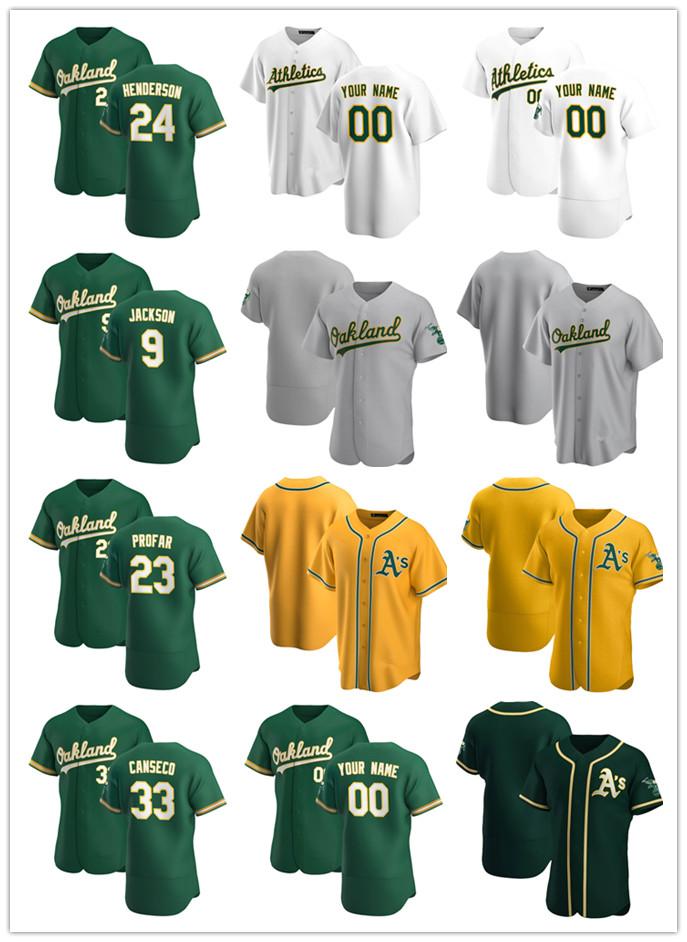

Custom Jersey Men Oakland Athletics 9 Reggie Jackson 33 Jose Canseco 23 Jurickson Profar 24 Rickey Henderson Baseball Jerseys, Blue;black