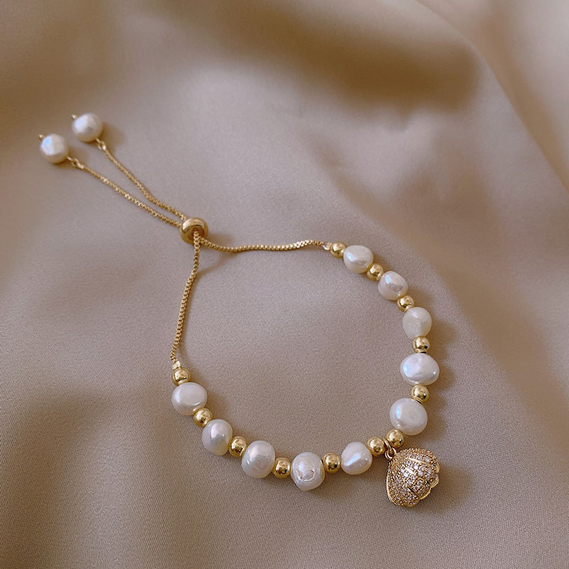 Xianlan267 Pearl Bracelet Ins Small Girl Girlfriends Contracted The Design Series Of Senior Feeling Opal Cold Wind Hand Act The Ro-image-706265345