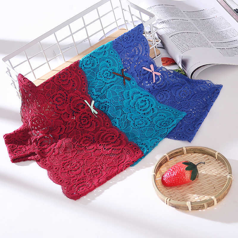 Sexy Briefs Panties Transparent Lace Women&#039;s Low Waist Hollow Out Traceless Girl&#039;s Pants Large Triangle Cotton Crotch-image-702243564