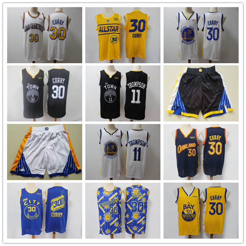 

Mens GoldenStateJerseyWarriorsKlay 11 Thompson30 StephenCurryblue Basketball Jerseys Shorts, Color