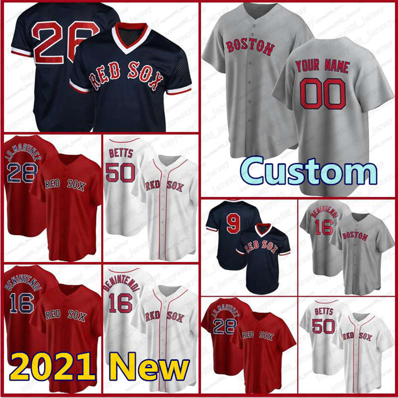 

41 Chris Sale Custom Red Jersey 28 JD Martinez 16 Andrew Benintendi Baseball Sox 9 Ted Williams 26 Wade Boggs Boston 34 David Ortiz Mens, Custom new cool base(hongwa)