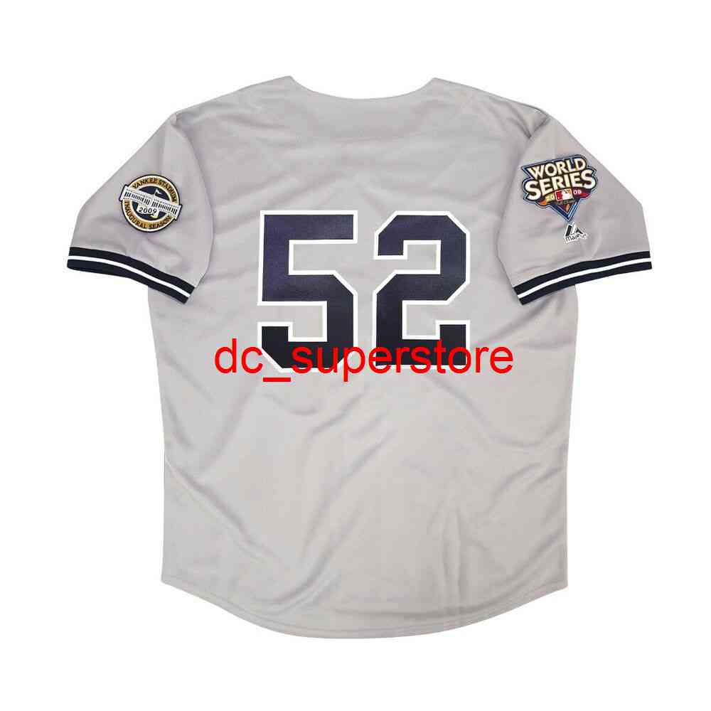 

Custom sewing CC Sabathia 2009 New York World Series Road Jersey Men Women Youth Baseball Jersey XS-6XL, Black