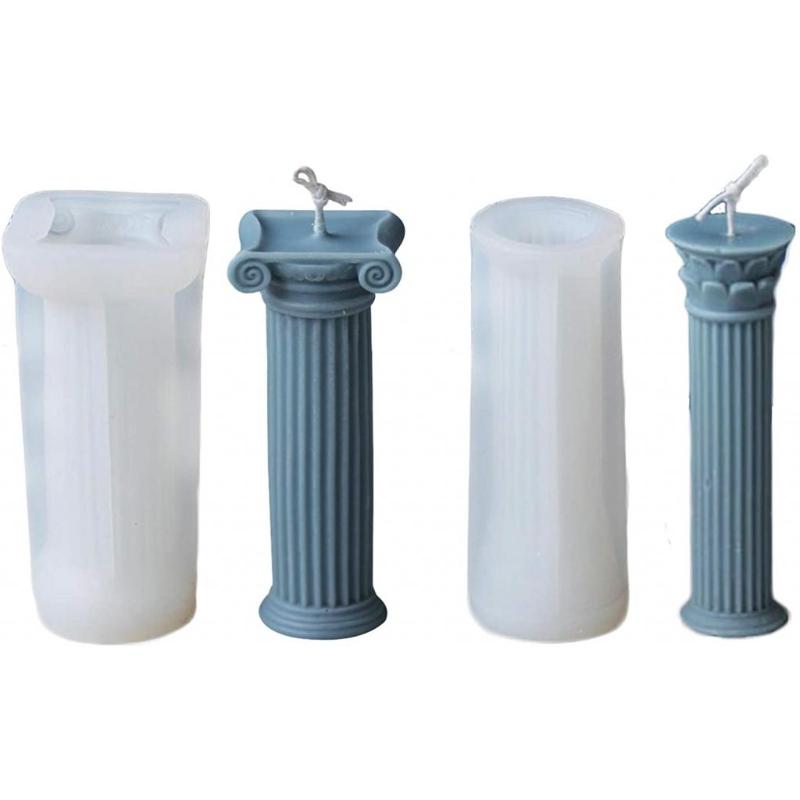 

Roman Row Statue Candle Mold Resin Stone Cylinder Shape Ancient Craft Tools