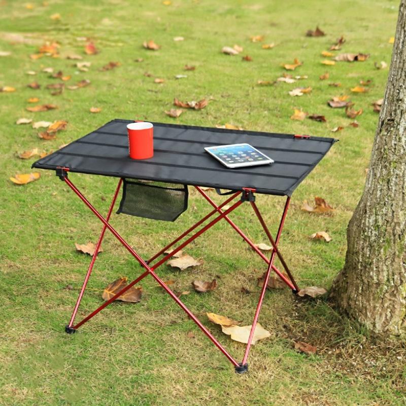 

Camp Furniture Aluminum Folding Table Portable Gunmetal Outdoor Leisure Camping