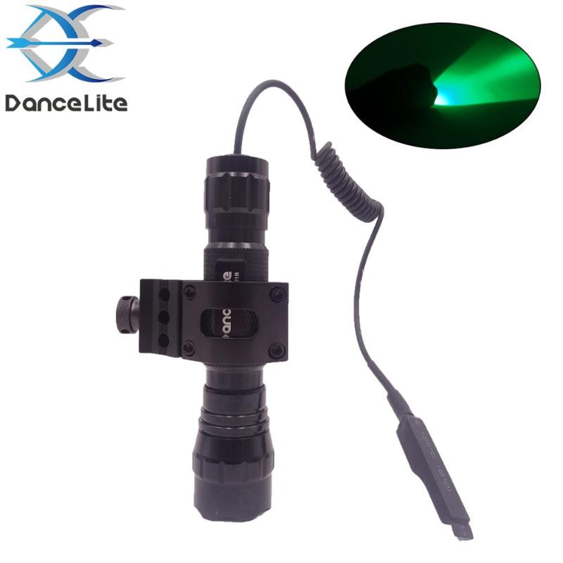 

DanceLite WF-501B XPG2 Green Light Lantern + Gun Mount Remote Switch Flashlights Torches