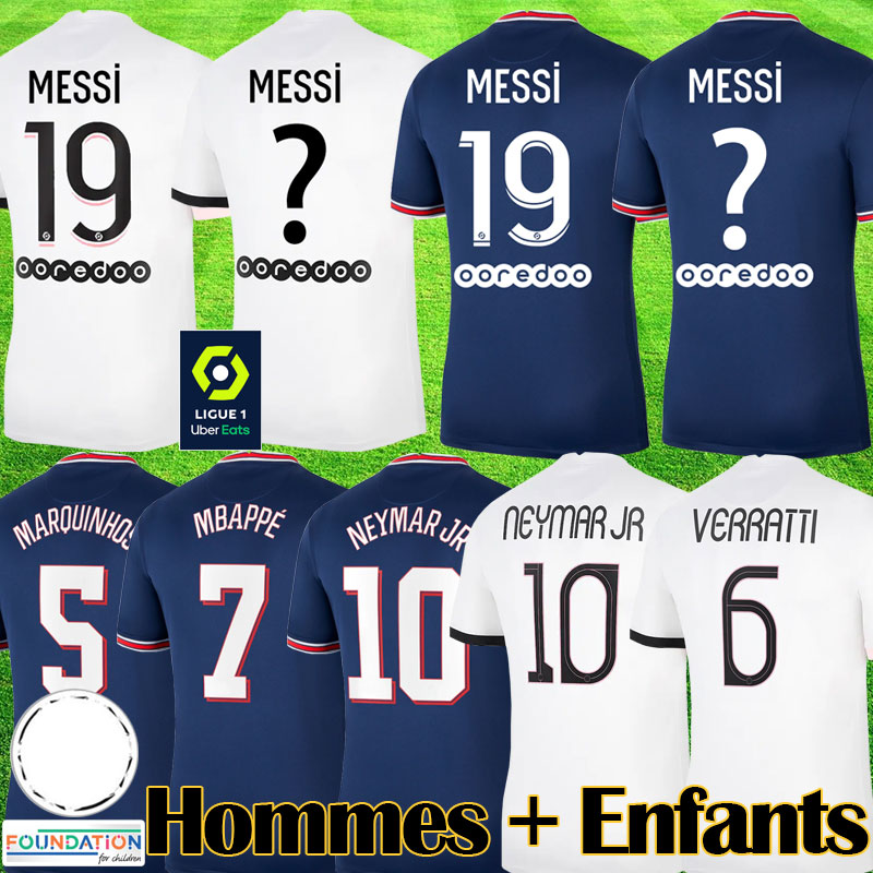 

Maillots 2021 2022 MBAPPE soccer Jerseys SERGIO RAMOS jersey VERRATTI HAKIMI kids MARQUINHOS football Kits 4TH uniform DRAXLER psg maillot de foot equipments, Kids home