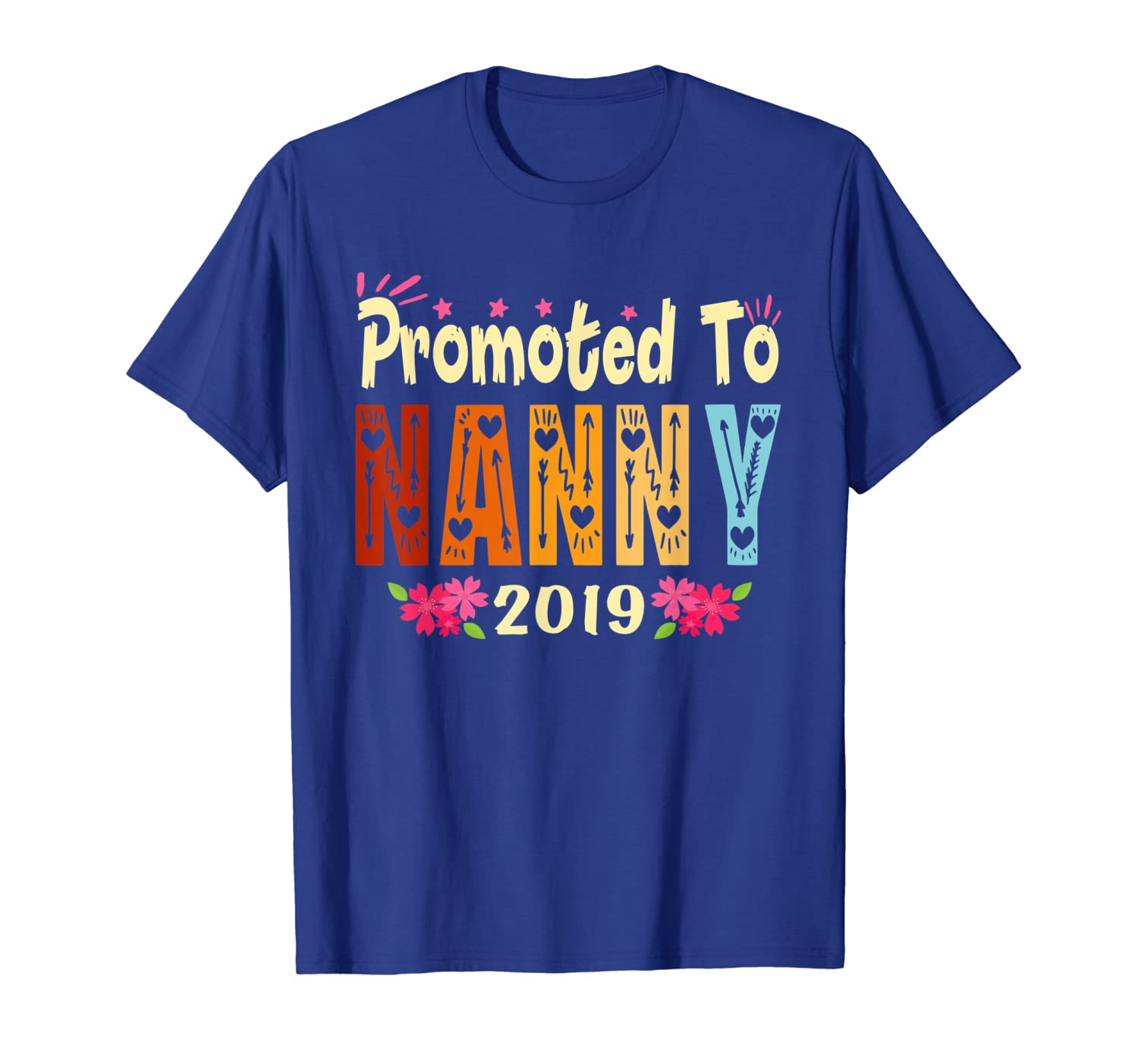 

promoted to nanny 2019 shirt mother's day gift t-shirt, White;black