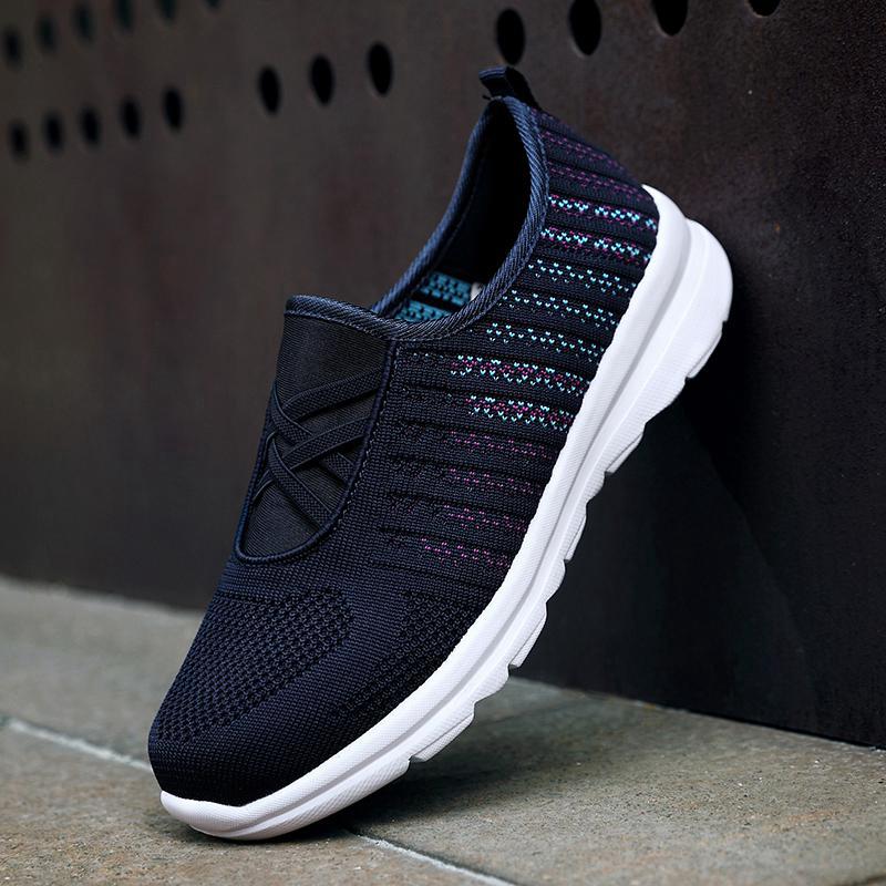 

Top Quality Women's casual fashion running shoes sneakers blue black grey simple daily mesh female trainers outdoor jogging walking size 36-40, A2