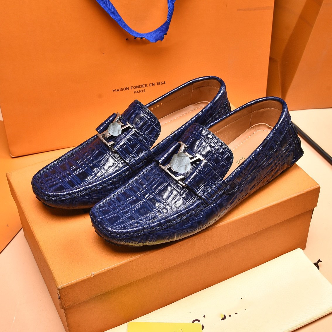 

Trendy Men Casual Shoes Big Size 38-46 Designer Brand Summer Driving Loafers Breathable Wholesale Man Soft Footwear Shoe For Mans, #06