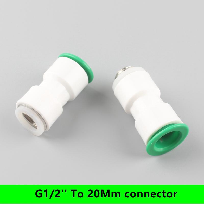 

G1/2'' To 20Mm Straight Garden Water Supply Quick Connector PVC&PPR &PE Pipe Hose Joint Plumbing Were Fittings Free Welding&Glue Watering Eq