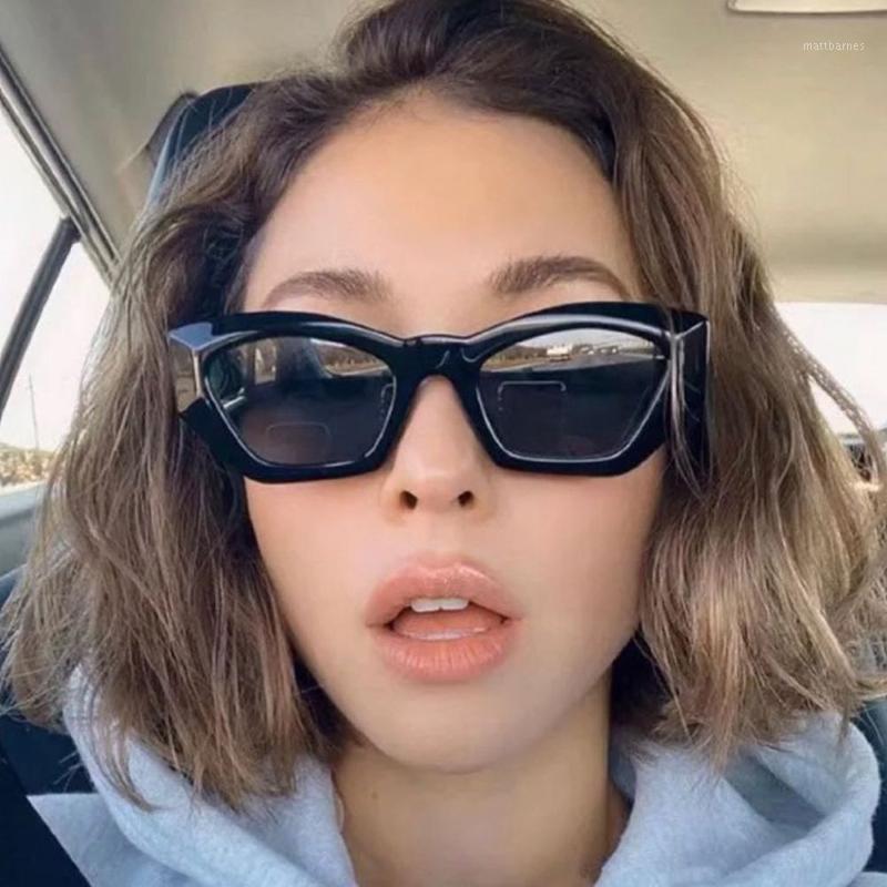 

Sunglasses WOENFEL Vintage Cat Eye Women Sexy Retro Small Frame Luxury Sun Glasses Men Designer Fashion Driving Eyeglasses