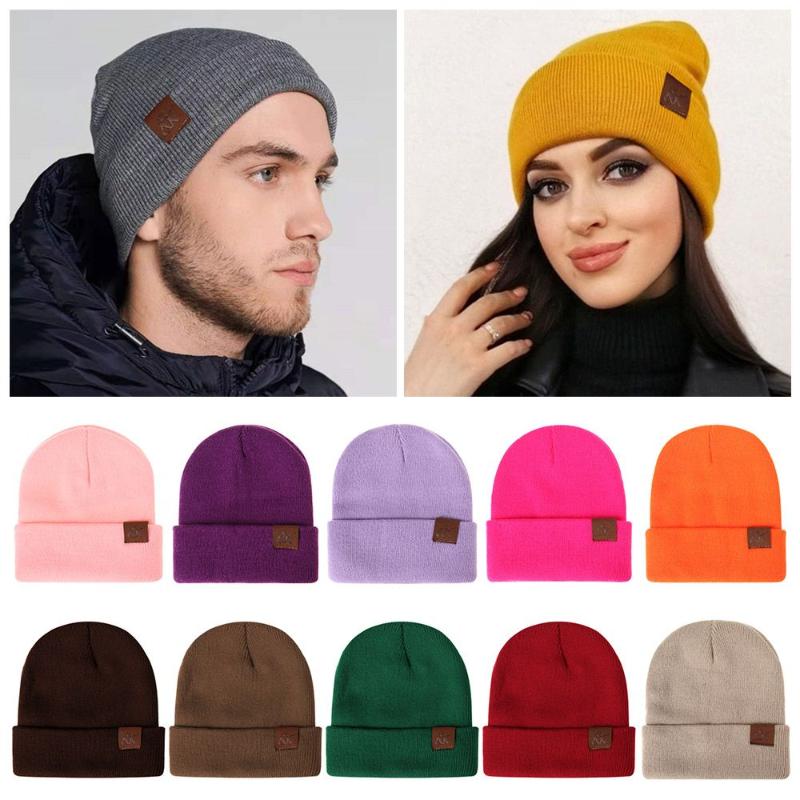 

Beanies High Quality Solid Cute Woman/Men Warmer Bonnet Knitted Winter Autumn Hats Female Beanie Caps