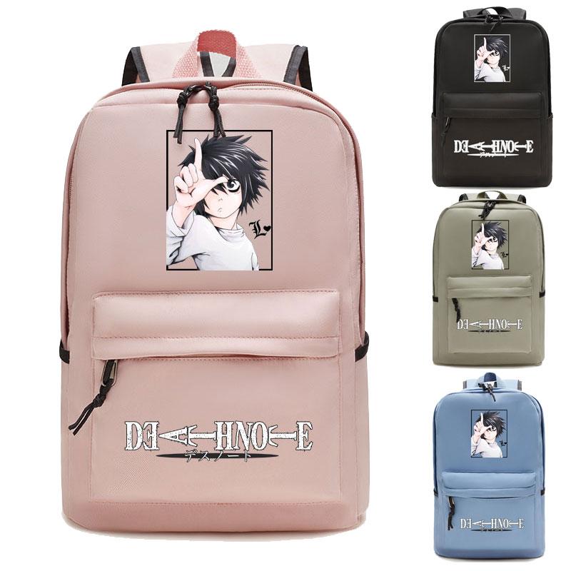 

Backpack Death Note Daypack Print Schoolbag Cartoon Rucksack Satchel School Bag Outdoor Day Pack