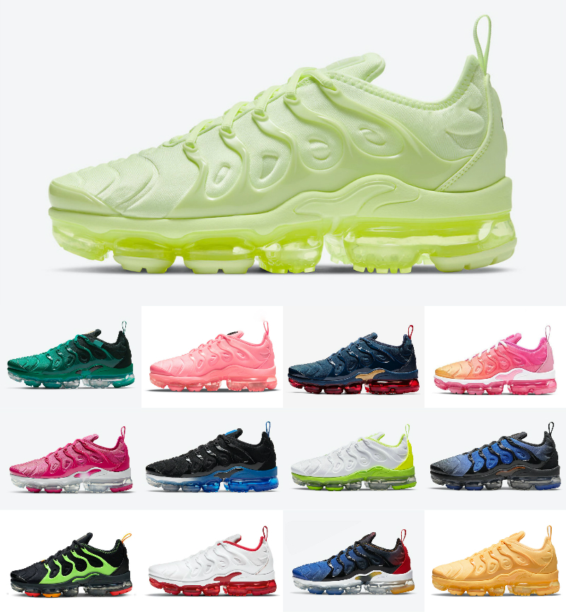 

Tns Mens Tn Plus Running ShOes Shoe_vip Triple White Black Cherry Tropical Twist Sunset Bubblegum Bleached Aqua Chaussures Fireberry Barely Volt Womens trainers, Bubble package bag