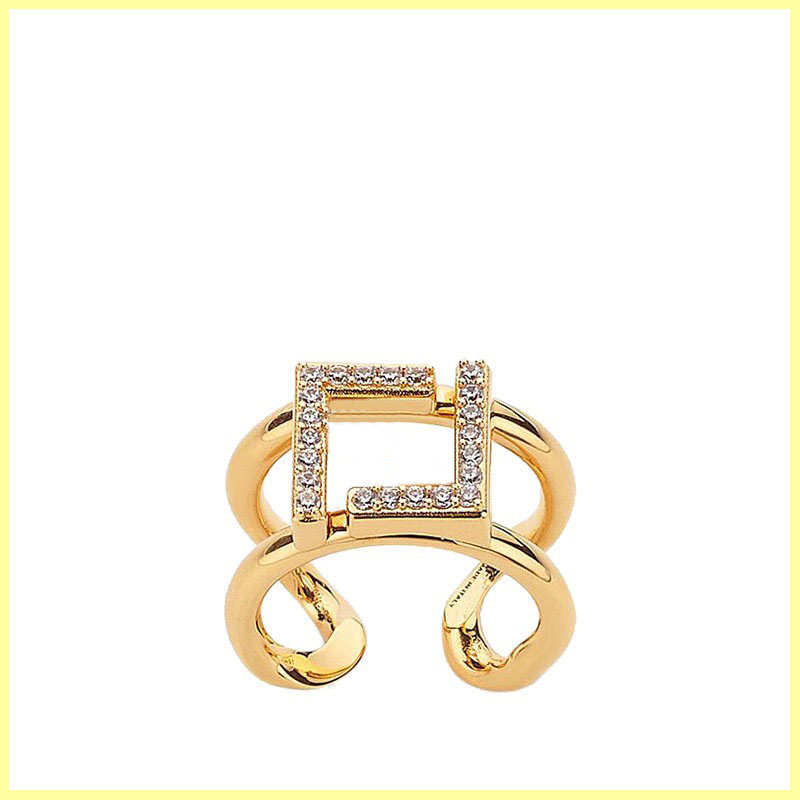 

Full Diamonds Ring Mens Women Luxurys Designer Jewelry Letter F Rings Engagement Rings For Womens Men Gold Love Ring Men Gift 21090901R