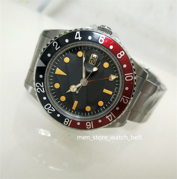 

BP Factory Wristwatch Latest Luxury High Quality Watch Asia 2813 Movemen 40mm Vintage GMT 1675 Pepsi Sapphire Mechanical Automatic Retro Mens dress 1 rxA