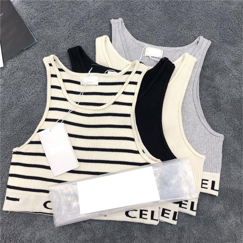 

Summer Elastic Women's Tanks Fashion Letter Print Brand Camis Outdoor Breathable Soft Touch Girls Sport Vests, #1