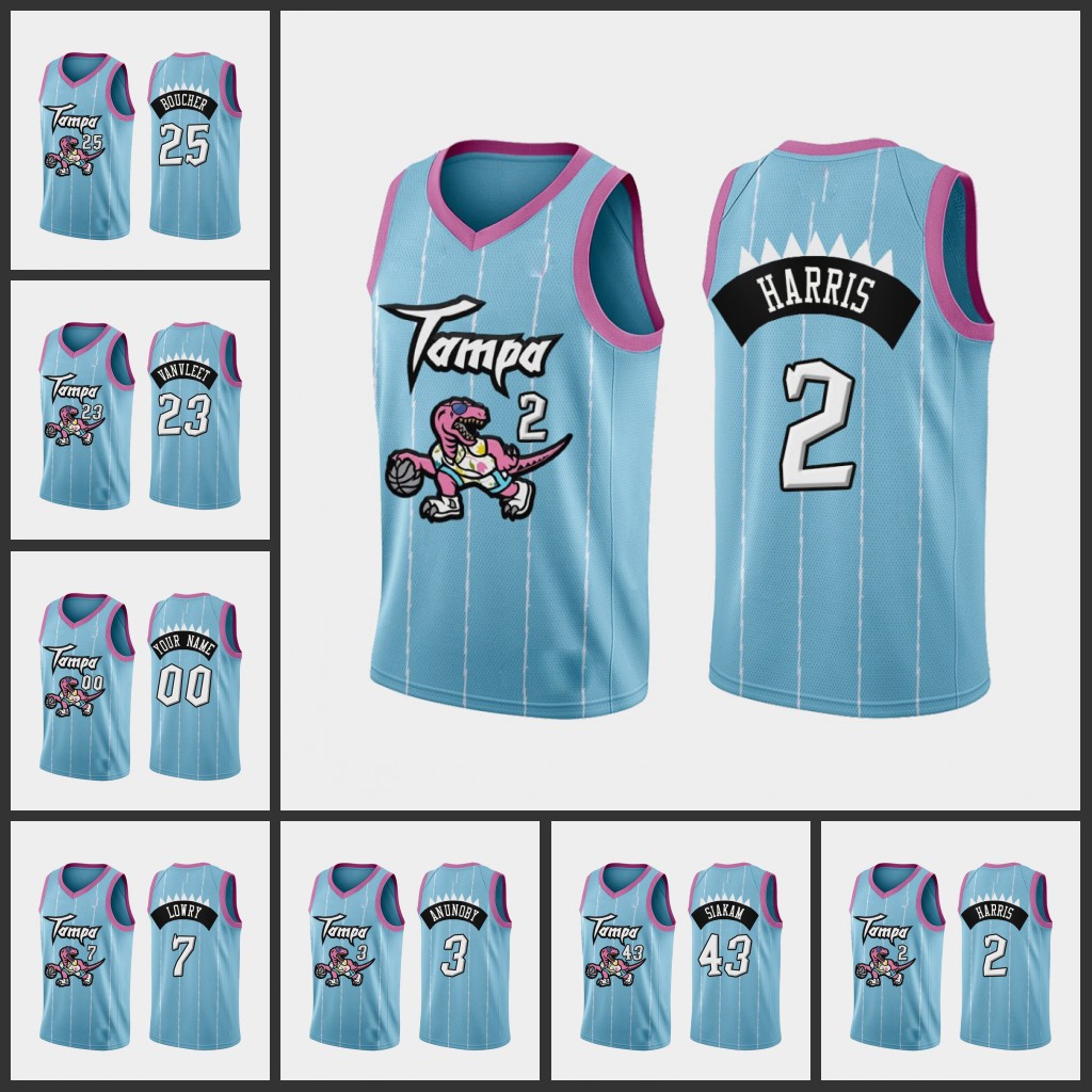 

Toronto''Raptors''Men OG Anunoby Kyle Lowry Fred VanVleet Pascal Siakam Jalen Harris Custom Jersey