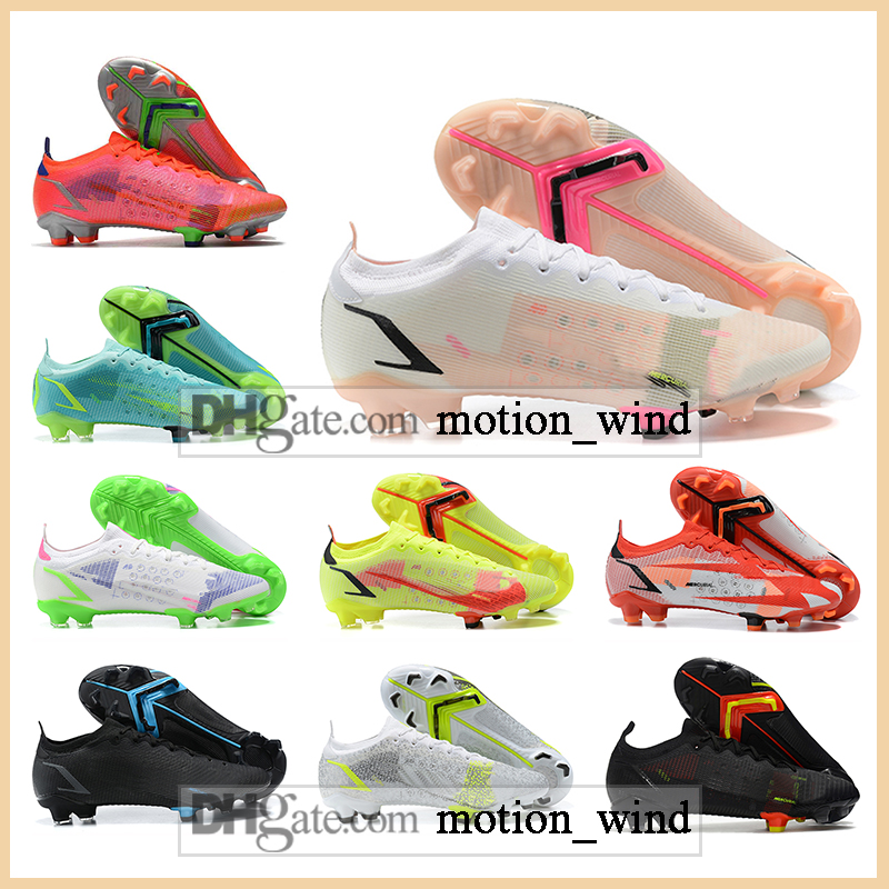 

GIFT BAG Mens High Tops Football Boots CR7 Mercurial Vapores 14 Spark Positivity Elite FG Firm Ground Cleats Outdoor Superfly XIV Neymar ACC, Black