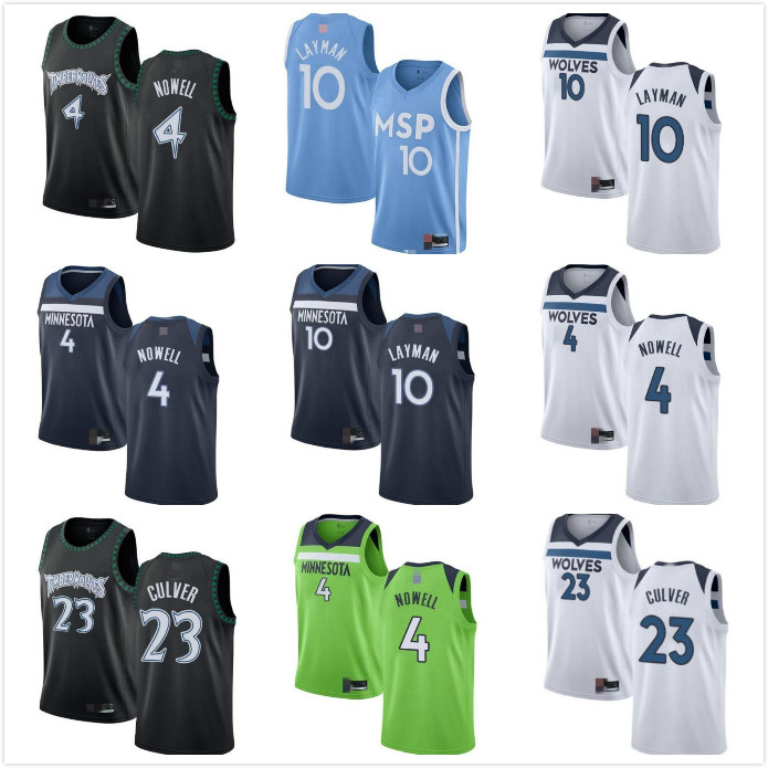 

Jersey Mens Womens Jake Layman 23 Jarrett Culver 4 Jaylen Nowell White navy customs Basketball Jerseys, As shown in illustration