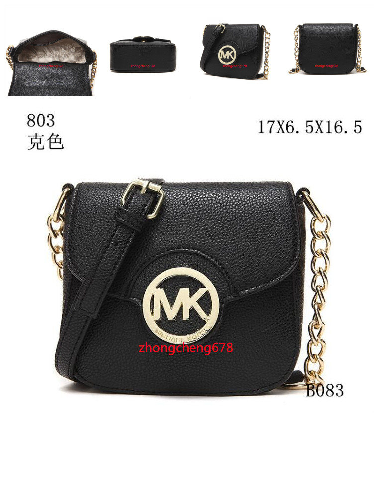 

003 michaelmkkors women's Leather chain bag handbag Shoulder Bag Envelope bag Crossbody bags Shopping Bags women messenger bags, Black;brown