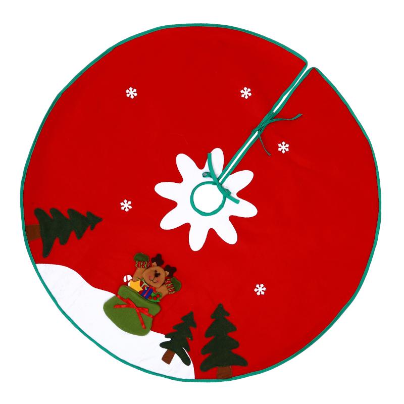 

Christmas Decorations 1PC Tree Skirt Xmas Apron Ornament Base Cover #q4