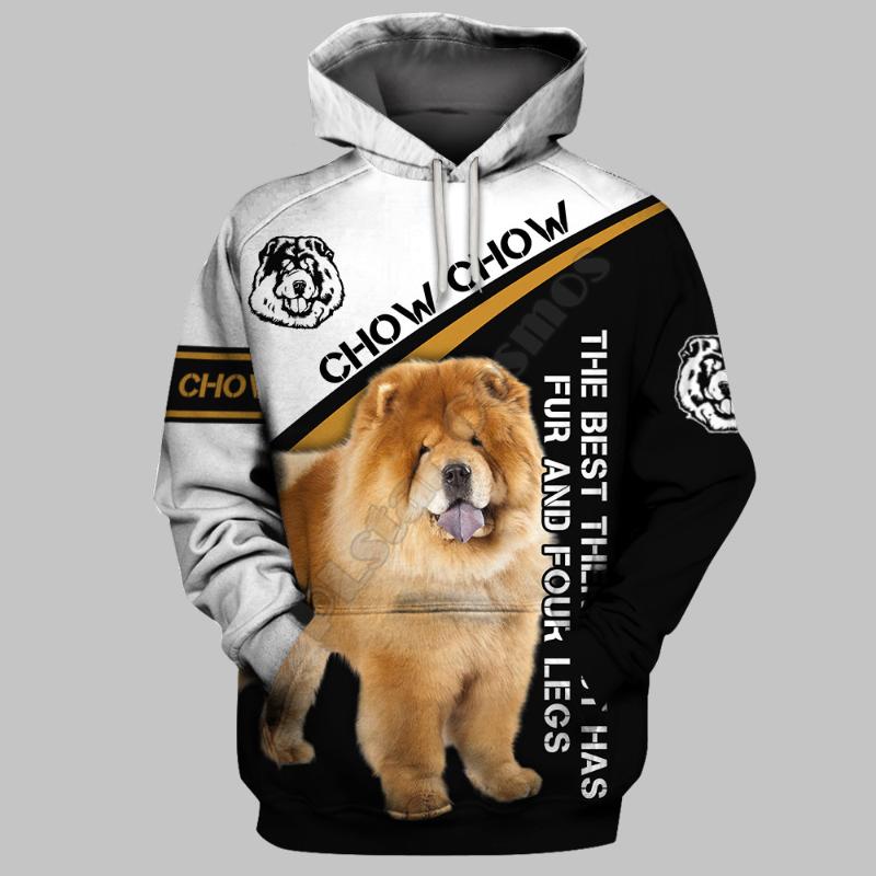 

Men's Hoodies & Sweatshirts Funny Chow 3D Printed Pullover Men For Women Fashion Cosplay Apparel Sweater 01, Black