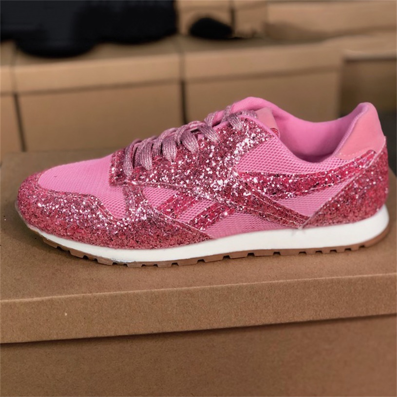 

Latest Women Shoes High Quality Silver Spring Sneakers Chic Sequins Casual Sports Shoe non-slip Rubber Outsole Size 35-43 021, Color 3